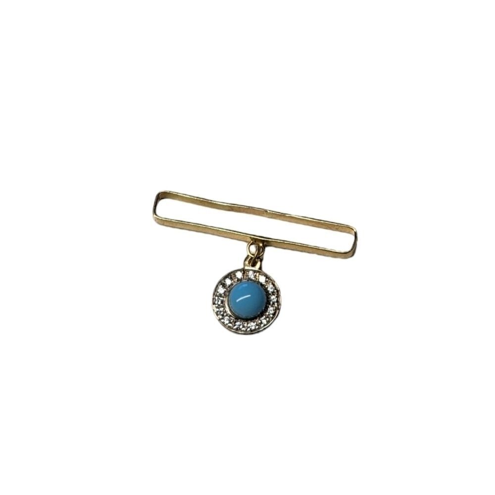 APPLE Watch Gold Blue Bead Strap Accessory Jewelry NEW